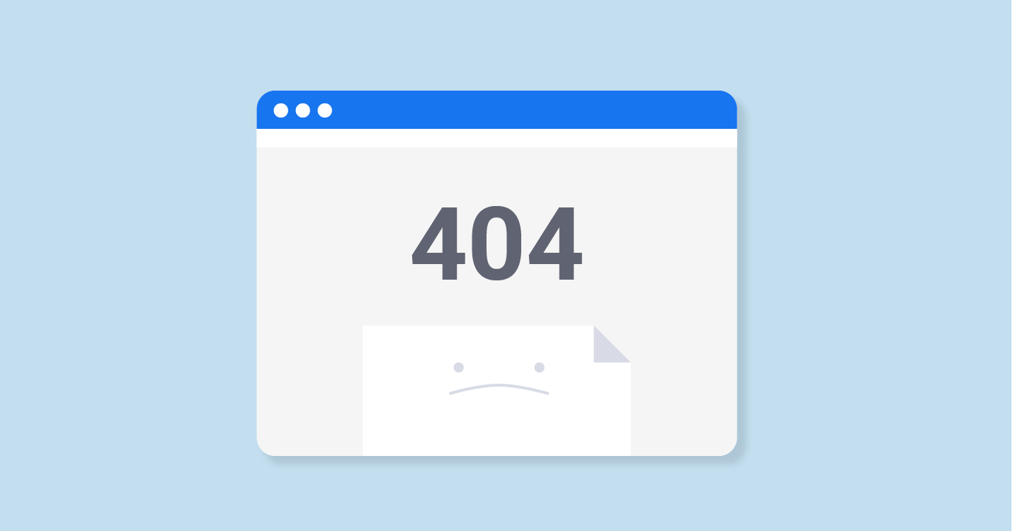 404 page not found error